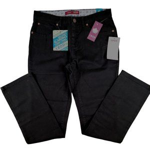 Izod Women's Black Jeans Matchstick Slimming Cowgirl size 8 ... JH1289